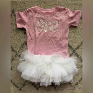 Baby Girl’s “ONE”/First Birthday outfit